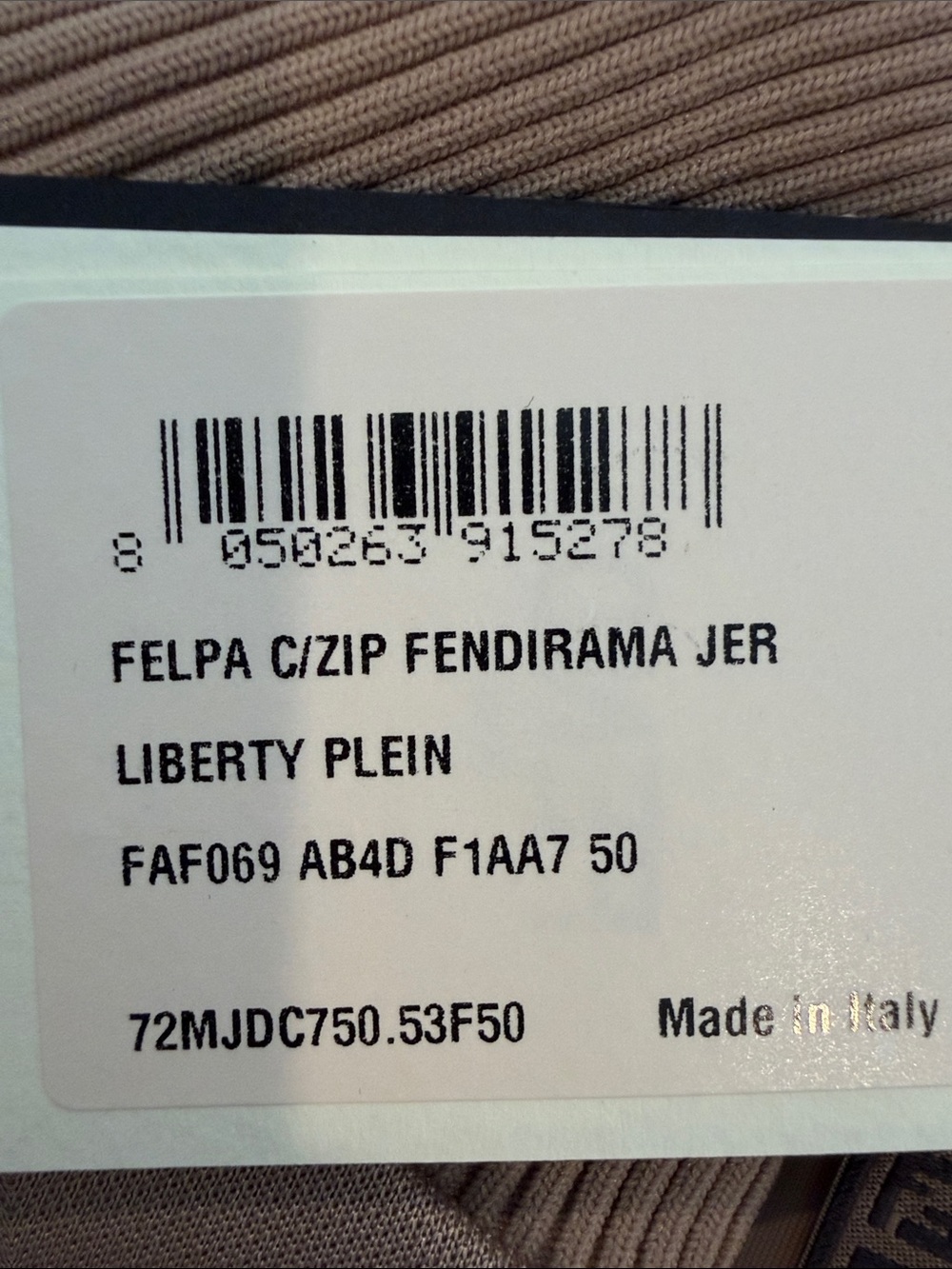 Fendi Women's Taupe Logo Bomber Jacket - Picture 4 of 4